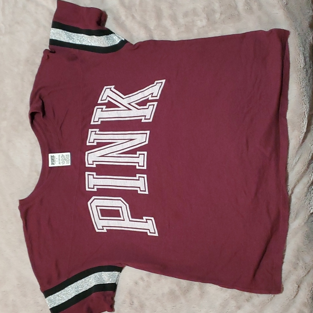 PINK Large women's short sleeve shirt